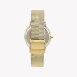 Armani Exchange Lola Analog Gold Dial Gold Mesh Strap Watch For Women - AX5536