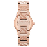 Burberry The City Rose Gold Dial Rose Gold Steel Strap Watch for Women - BU9235