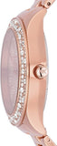 Michael Kors Liliane Three Hand Rose Gold Dial Rose Gold Steel Strap Watch For Women - MK4651