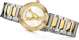 Versace Virtus Quartz White Dial Two Tone Steel Strap Watch For Women - VET300721