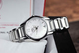 Tissot T Wave Mother of Pearl Dial Jam Tangan Tali Baja Dua Warna Untuk Wanita - T023.210.11.117.00