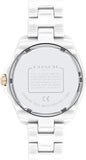 Coach Preston Mother of Pearl Dial White Steel Strap Watch for Women - 14503662