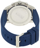 Hugo Boss Professional Chronograph Blue Dial Blue Silicone Strap Watch for Men - 1513526