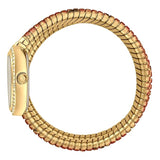 Just Cavalli Glam Snake Gold Dial Multicolor Steel Strap Watch for Women - JC1L163M0245