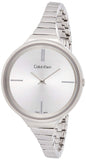 Calvin Klein Lively Silver Dial Silver Steel Strap Watch for Women - K4U23126