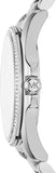 Michael Kors Bradshaw Quartz Silver Dial Silver Steel Strap Watch For Women - MK6554