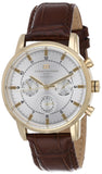 Tommy Hilfiger Harrison White Dial Brown Leather Strap Watch for Men - 1790874