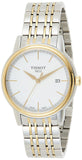 Tissot T Classic Carson Quartz White Dial Two Tone Steel Strap Watch for Men - T085.410.22.011.00