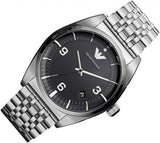 Emporio Armani Classic Analog Black Dial Silver Steel Strap Watch For Men - AR0369