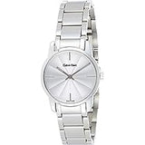 Calvin Klein City White Dial Silver Steel Strap Watch for Women - K2G23146