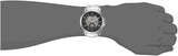 Fossil Forrester Automatic Skeleton Black Dial Silver Steel Strap Watch for Men - ME3180