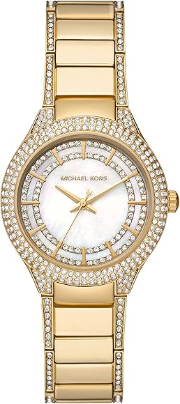 MK Michael Kors Crystal Accents Mother-of-pearl 2024 Dial Women's watch #MK5350