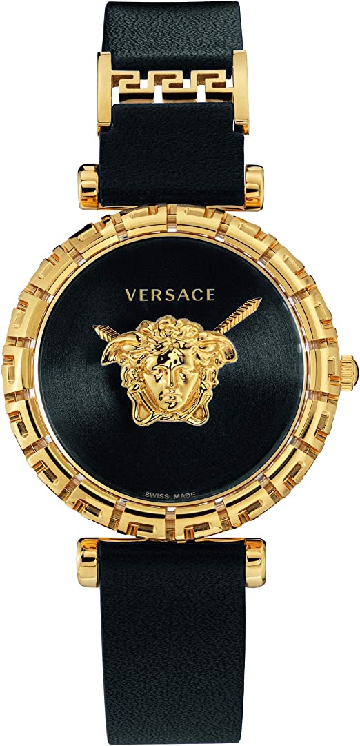 ☆VERSACE☆ Palazzo Empire レディースウォッチ BLACK×GOLD♪ Versace Ladies Watch Palazzo Empire 39mm Black Gold