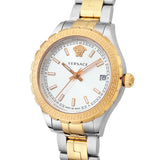 Versace Hellenyium Silver Dial Two Tone Steel Strap Watch for Women - V12030015