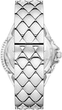 Michael Kors Camille Three-Hand Crystals Silver Dial Silver Steel Strap Watch for Women - MK4803