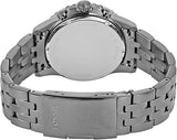 Fossil FB-01 Chronograph Black Dial Grey Steel Strap Watch for Men - FS5835