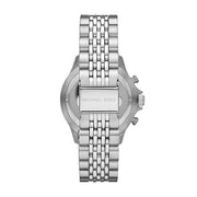 Michael Kors Bayville Chronograph Black Dial Silver Steel Strap Watch For Men - MK8749