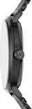 Michael Kors Auden Three-Hand Black Dial Black Mesh Strap Watch for Men - MK7152