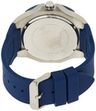 Guess Genesis Multi Function Analog Blue Dial Blue Rubber Strap Watch For Men - W1254G1