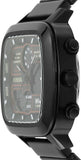 Fossil Retro Analog-Digital Black Dial Black Steel Strap Watch for Men - FS5891