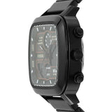 Fossil Retro Analog-Digital Black Dial Black Steel Strap Watch for Men - FS5891