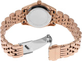 Michael Kors Lexington Three Hand Rose Gold Dial Rose Gold Steel Strap Watch For Women - MK4739