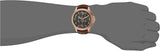 Michael Kors Ryker Analog Gray Dial Brown Leather Strap Watch For Men - MK8519