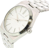 Michael Kors Channing Quartz White Dial Two Tone Steel Strap Watch For Women - MK6649