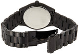 Michael Kors Mini Slim Runway Black Dial Black Steel Strap Watch for Women - MK3587