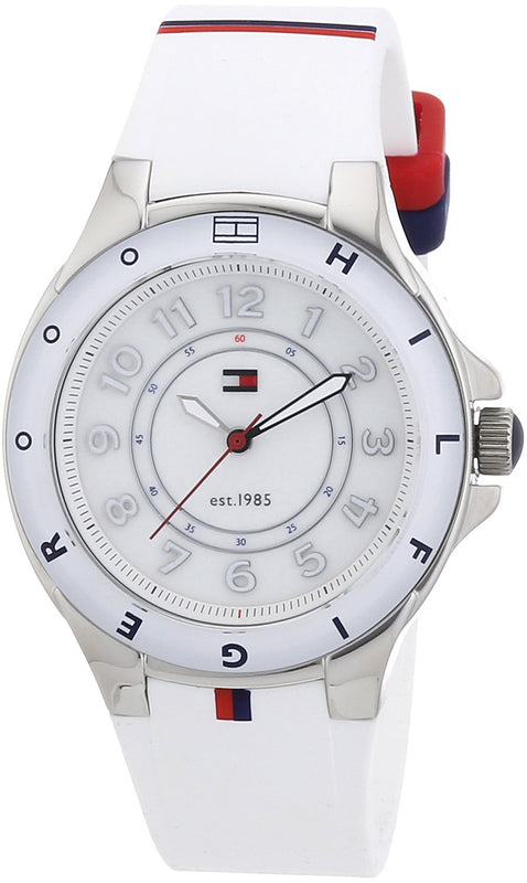 Tommy hilfiger women's 1781271 stainless steel watch with white silicone band new arrivals