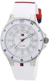 Tommy Hilfiger White Dial White Rubber Strap Watch for Women - 1781271