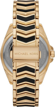 Michael Kors Whitney Quartz Black Dial Two Tone Steel Strap  Watch For Women - MK6743