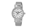 Coach Madison White Dial Silver Mesh Bracelet Watch for Women - 14502651