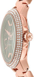 Michael Kors Camille Chronograph Grey Dial Rose Gold Steel Strap Watch For Women - MK6983