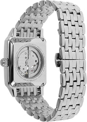 Emporio Armani Diego Automatic Black Dial Silver Steel Strap Watch For Men - AR60057