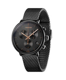 Calvin Klein High Noon Black Dial Black Mesh Bracelet Watch for Women - K8M27421