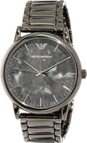 Emporio Armani Luigi Analog Grey Dial Grey Steel Strap Watch For Men - AR11155