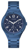 Guess Scope Multifunction Blue Dial Blue Steel Strap Watch for Men - GW0454G4