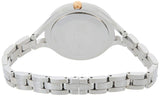 Calvin Klein Graphic Silver Dial Silver Steel Strap Watch for Women - K7E23B46