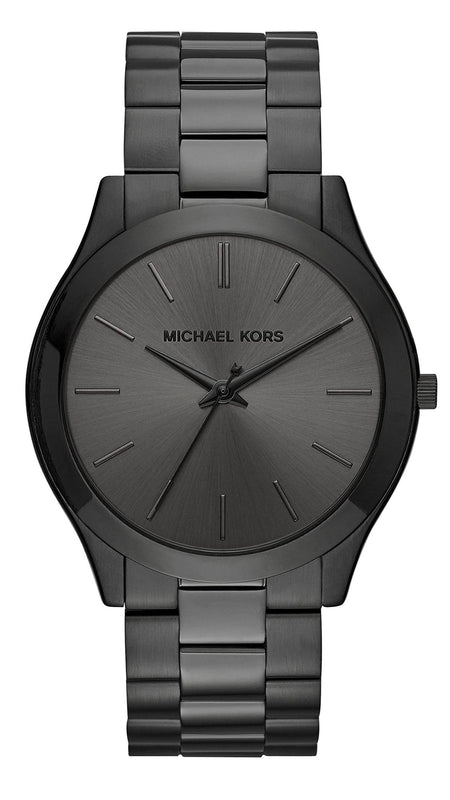 š Michael Kors Slim Runway Black Dial Black Steel Strap Watch for Men - MK8507 (100% off)