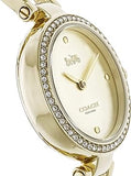 Coach Park Diamonds Silver Dial Gold Steel Strap Watch for Women - 14503171