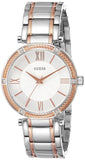 Guess Park Ave Silver Dial Two Tone Steel Strap Watch for Women - W0636L1