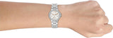 Michael Kors Camille Chronograph White Dial Silver Steel Strap Watch For Women - MK7198