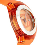 Gucci Sync XXL Quartz Orange Dial Orange Rubber Strap Unisex Watch - YA137108