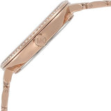 Michael Kors Charley Three-Hand Analog Rose Gold Dial Rose Gold Steel Strap Watch for Women - MK4400