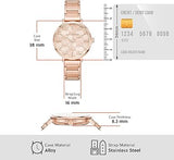 Michael Kors Addyson Quartz Rose Gold Dial Rose Gold Steel Strap Watch for Women - MK4713