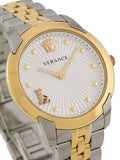 Versace Audrey Quartz White Dial Two Tone Steel Strap Watch for Women - VELR00519