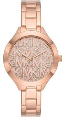 Michael Kors Slim Runway Rose Gold Dial Rose Gold Steel Strap