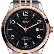 Tudor 1926 Automatic Black Dial Two Tone Steel Strap Watch for Men - M91651-0003