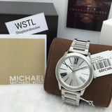 Michael Kors Hartman Quartz Silver Dial Silver Steel Strap Watch For Women - MK3489